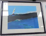 Donald Hamilton Fraser, Seascape, screen print