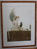 Michael Parkes, Morning, colour stone lithograph