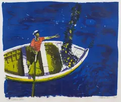 Bernard Cheese, The Lemon Seller, lithograph