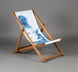 Tracey Emin, Deck Chair, limited edition screen print on fabric with wood support