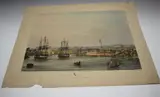 J. Hitchen, The New Port, Adelaide, South Australia, lithograph