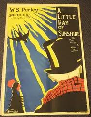 George Frederick Scotson-Clark, A Little Ray of Sunshine' (Theatre Poster), colour lithograph
