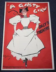 Dudley Hardy, A Gaiety Girl' (Poster for the Production at Daly's Theatre), colour lithograph