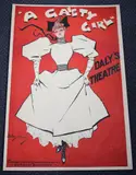 Dudley Hardy, A Gaiety Girl' (Poster for the Production at Daly's Theatre), colour lithograph