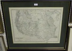 Keith Johnston, United States of North America, engraving