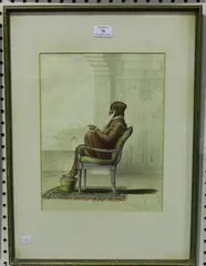 Emily Eden, Ranjit Singh, Maharaja of the Punjab, lithograph with period hand-colouring