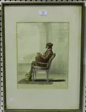 Emily Eden, Ranjit Singh, Maharaja of the Punjab, lithograph with period hand-colouring