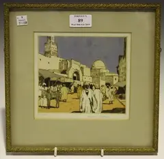 Edgar L. Pattison, Tangier, colour etching