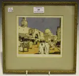 Edgar L. Pattison, Tangier, colour etching