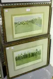Cecil Aldin, Becher's Brook', 'The First Open Ditch', 'Valentine's' and 'The Canal Turn' (Grand National Scenes), four colour prints, all signed and editioned 212 in pencil