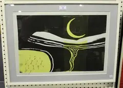 Reginald James Lloyd, Crescent Moon, screenprint