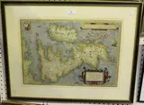 Abraham Ortelius, Angliae, Scotia, et Hiberniae, sive Britannicar: Insularum Descriptio' (Map of the British Isles)