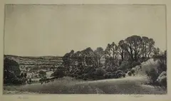 Stanley Roy Badmin, Ide Hill, monochrome etching
