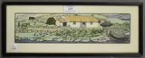 The Mountain Farm by Jack Butler Yeats, hand-coloured woodcut, sold Oct 2018