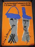 Bruce McLean, 2nd International Contemporary Art Fair' (Poster for the Exhibition), colour screenprint