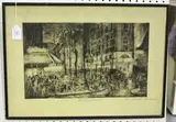 Reinholds Kalnins, Montparnasse, etching