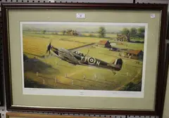 Bill Perring, Spitfire!, colour print