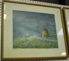 Michael Oelman, The Great Flood', six colour etchings with additional title-page, all signed, titled and editioned 54/100 in pencil