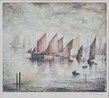L. S. Lowry, Sailing Boats