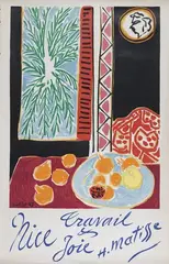 Henri Matisse, Nice: Travail & Joie, colour lithograph