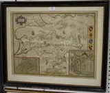 John Speed, Wight Island' (Map of the Isle of Wight)