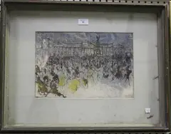 Charles Mozley, The Royal Wedding, colour lithograph