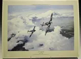 Robert Taylor, Duel of Eagles, colour print