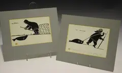 Henry Napartuk, Eskimo Pulling a Seal', and 'Eskimo at the Seal Hole', a pair of 20th century woodcuts, both signed and titled in pencil