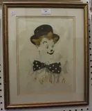 A. Norman Humphreys, Clown, lithograph