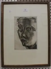 John Copley, Carmencita, monochrome etching