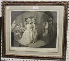 John Raphael Smith, The Promenade at Carlisle House, monochrome mezzotint