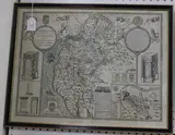 John Speed, Cumberland and the Ancient Citie Carlile Described with Many Memorable Antiquities Therein Found Observed' (Map of the County)