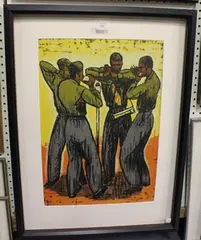 J.W. Bramham, Harmonica Players, serigraph