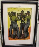 J.W. Bramham, Harmonica Players, serigraph