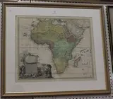 Johann Matthias Haas, Africa Secundum Legitimas Projectionis Stereographicae Regulas...' (Map of the Continent), engraving with later colour