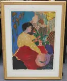 Roy Fairchild-Woodard, Déjeuner, embellished serigraph