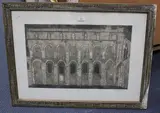 Valerie Thornton, Binham Priory, etching