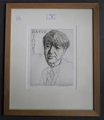 Edgar Holloway, David Jones, artist's proof monochrome etching