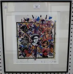 Jamie Reid, God Save them All, offset lithograph