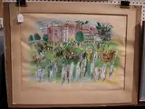 Raoul Dufy, Ascot, colour lithograph