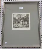 Harold Sayer, Wood Gatherers, 1939, monochrome etching