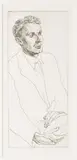 Edgar Holloway, Stephen Spender in 1934, monochrome etching