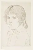 Edgar Holloway, Marianne, monochrome engraving