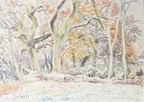 Edgar Holloway, November Trees' (Woodbarton, Ditchling)
