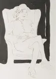 Eric James Mellon, Jessica sitting on an Armchair