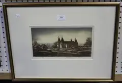 Rowland Hilder, The Weald of Kent, colour etching