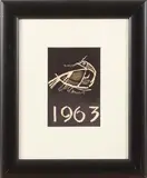 Ingekleurde litho, vogel, Jan van Heel, 1898-1990 den Haag, vredesduif 1963, litho op papier 14x10cm Cond:G