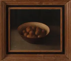 van Leeuwen, stilleven, W.A. van Leeuwen, schaal met aardappelen, olieverf op linnen