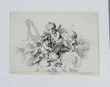La Peinture by Gravure op papier 18e eeuw, G.J, Gravure op papier 18e eeuw, G.J, sold Jul 2014