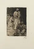 Ets M. Bauer, moskee, Marius Bauer ( 1867 - 1932), ets op papier (met origineel wisselingh nr